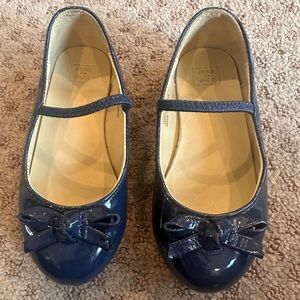 Janie and Jack Navy Blue Shoes Girl 8